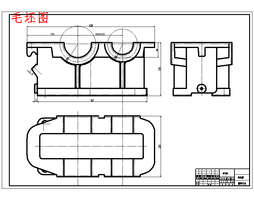 减速箱体的镗Φ100孔的夹具设计8张CAD图