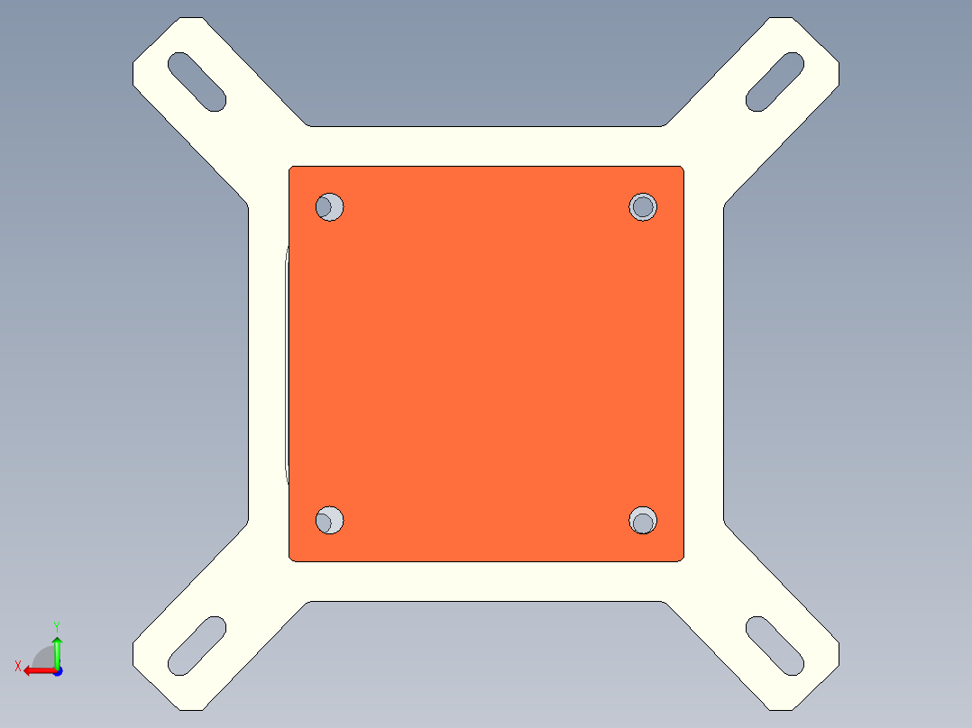 cpu单相水块113后视图