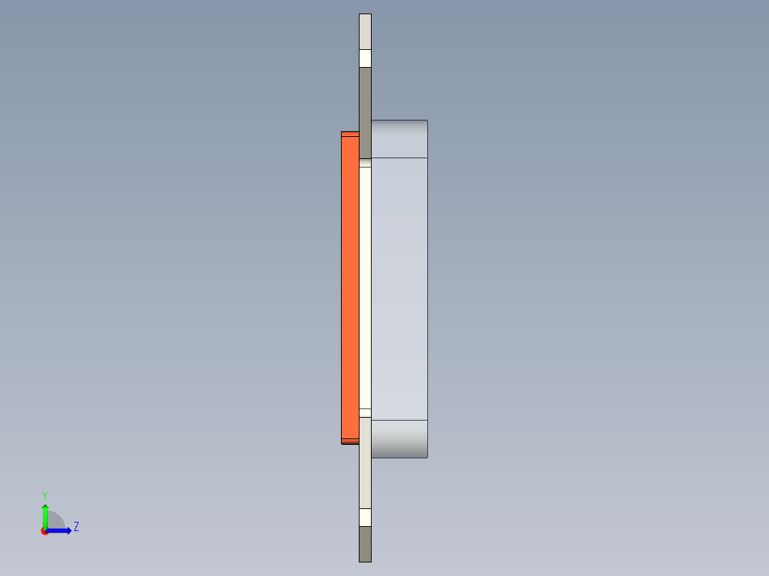 cpu单相水块113左视图