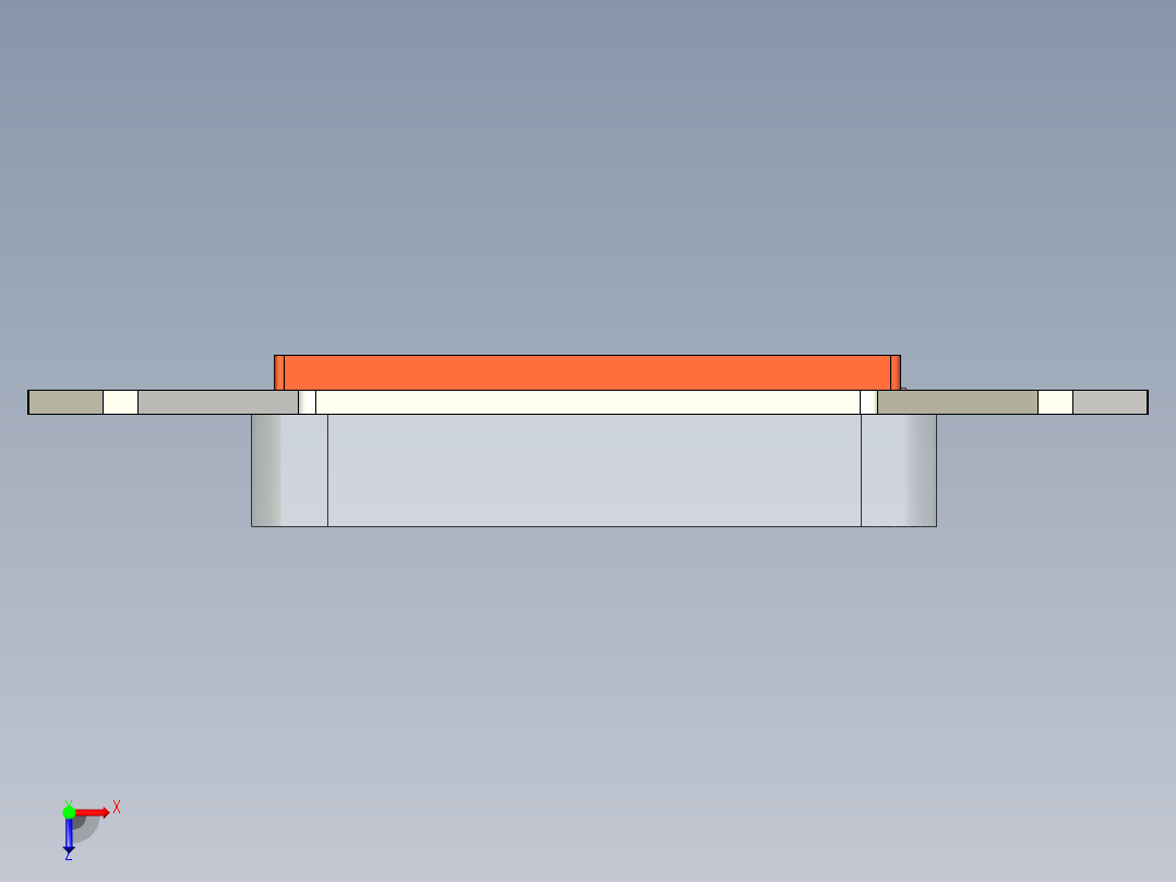 cpu单相水块113俯视图
