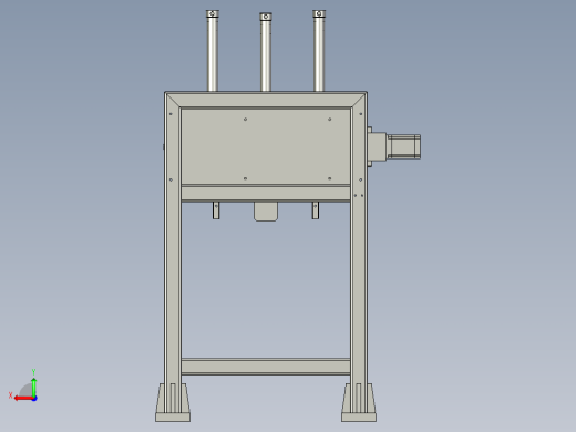两边下折结构装配后视缩略图
