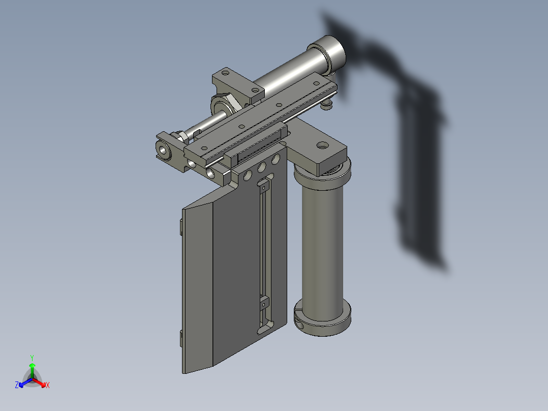 JZDW-03-04剥标机构正等轴测图