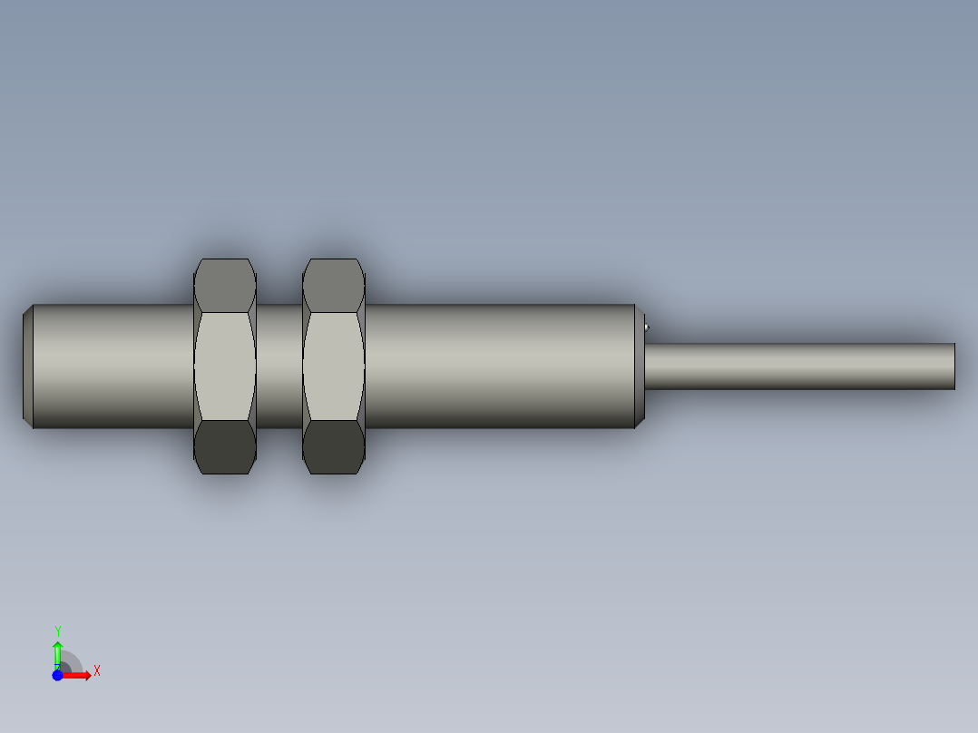圆柱形标准功能型电感式传感器ISLR08BFDPO前视图