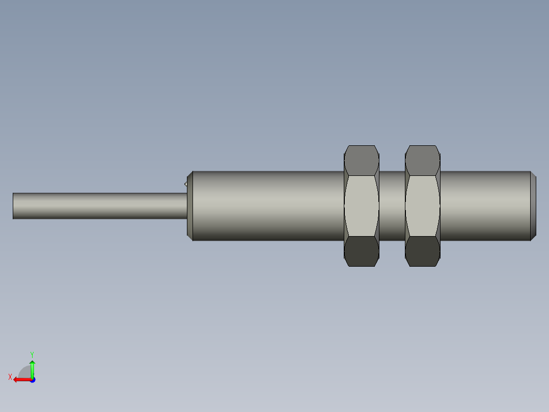 圆柱形标准功能型电感式传感器ISLR08BFDPO后视图