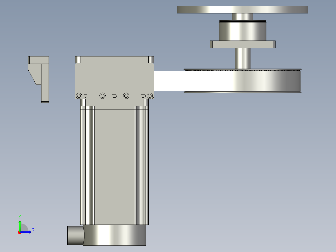 H-YL-T6500旋转部分4左视图