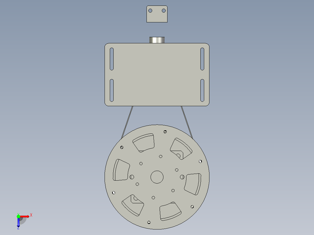 H-YL-T6500旋转部分4俯视图