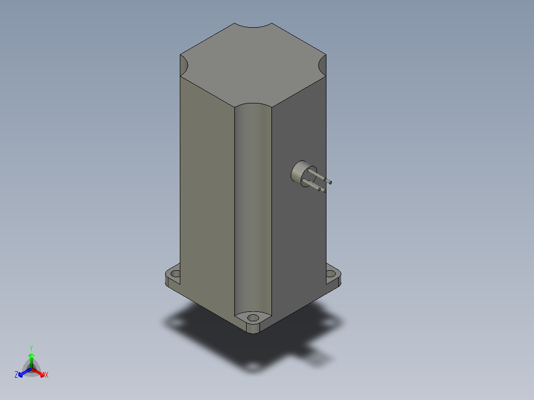步进电机57CM23-BZ雷赛主视图