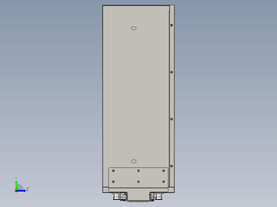 512V200Ah-电池装配体-方案二左视图