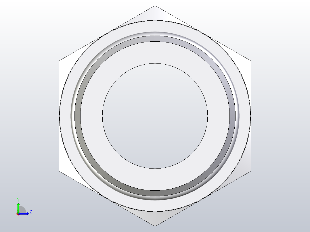 EO硬管接头公螺柱连接器20M42F87OMXS左视图