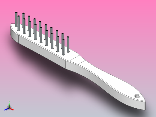 钢刷正等轴测缩略图