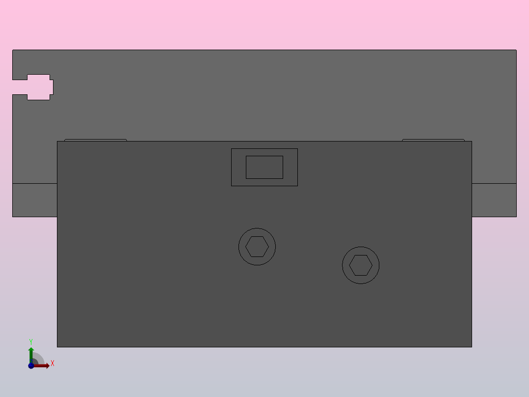 MY1M（16～21）系列机械接合式无杆气缸[MY1M16-300]前视图