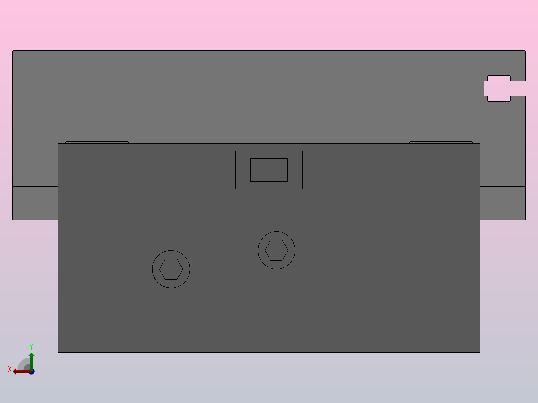 MY1M（16～21）系列机械接合式无杆气缸[MY1M16-300]后视图