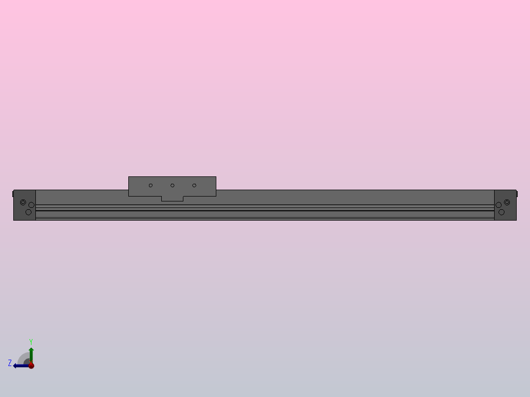 MY1M（16～21）系列机械接合式无杆气缸[MY1M16-300]右视图