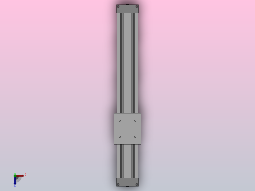 MY1M（16～21）系列机械接合式无杆气缸[MY1M16-300]俯视缩略图