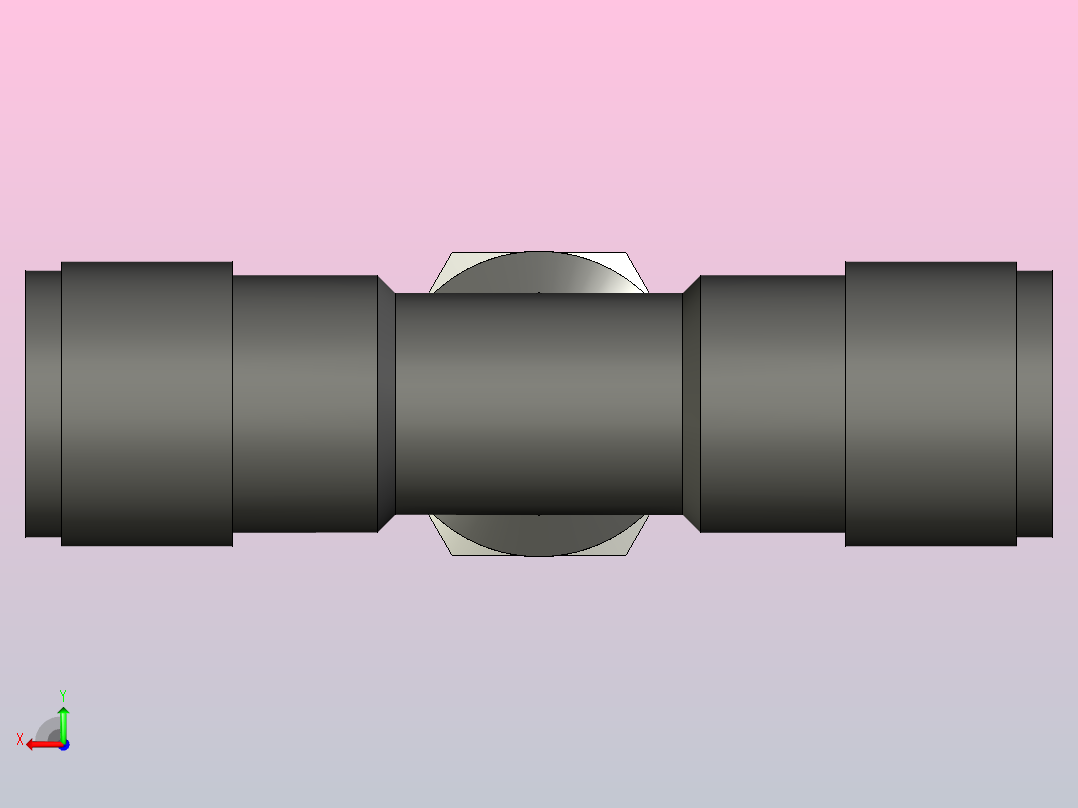 快插接头QST-V0-G1_4-8后视图