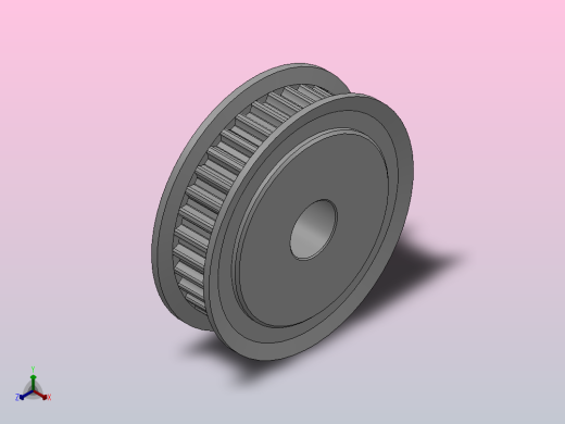 标准型半圆弧形齿同步带轮S3M型_SS3MHC-34-6-dc8-A
