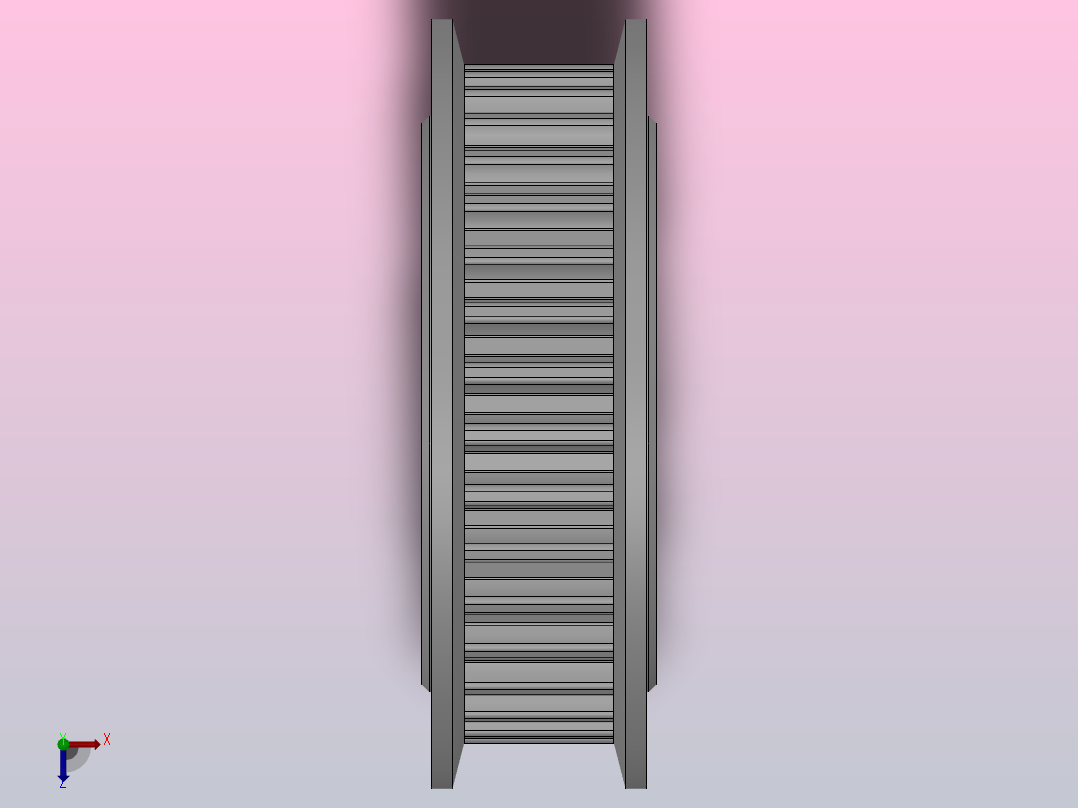 标准型半圆弧形齿同步带轮S3M型_SS3MHC-34-6-dc8-A俯视图