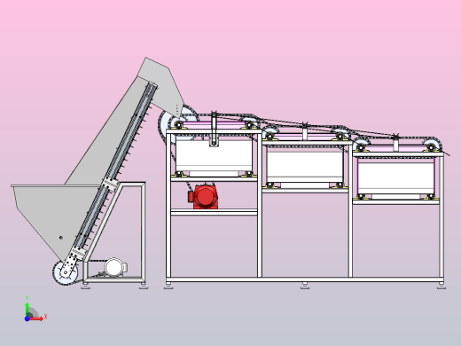 和田枣分级机-三维sw+二维CAD前视缩略图