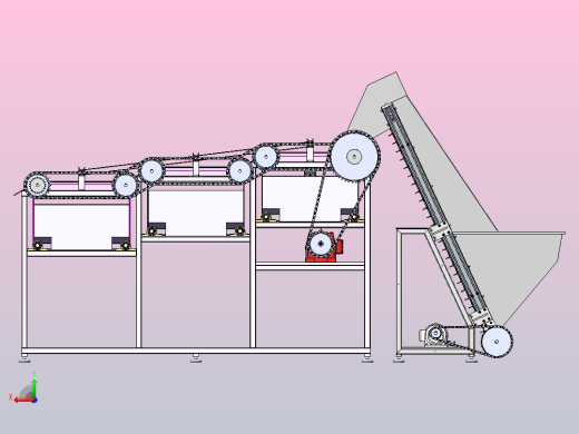 和田枣分级机-三维sw+二维CAD后视缩略图