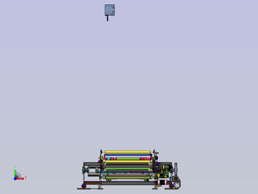 全自动双轴分切复卷机前视缩略图