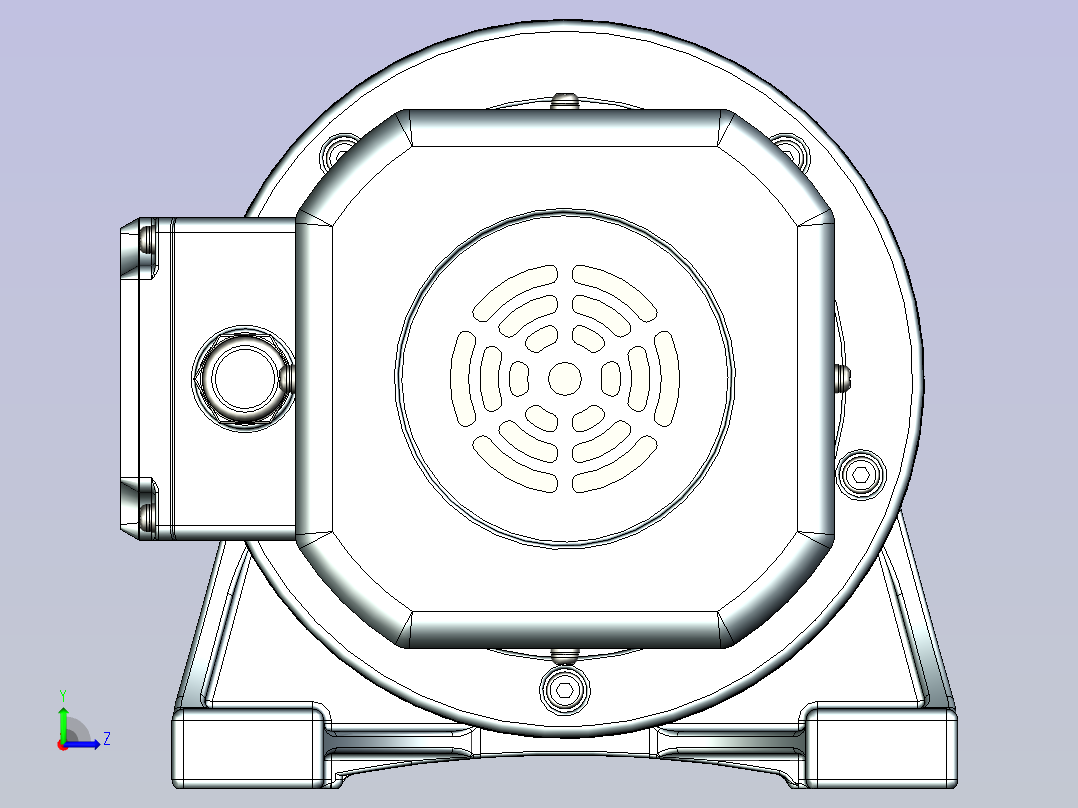 JSCC变频减速电机 f750h02-R左视图
