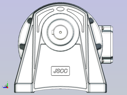 JSCC变频减速电机 f750h02-R右视缩略图