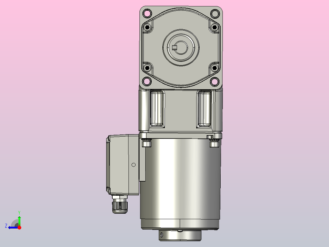 交流减速机5IK40RGU-CT(5GU3RT-180RT)新右视图