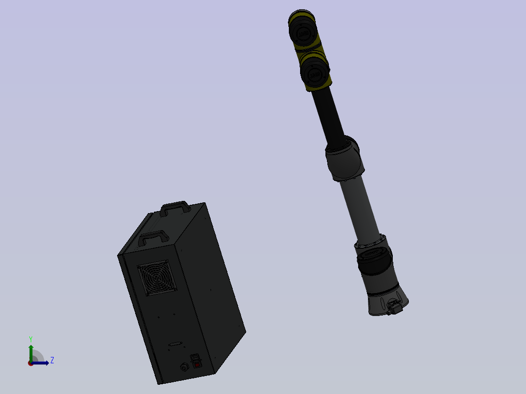 IIMT-CR-5协作机器人左视图