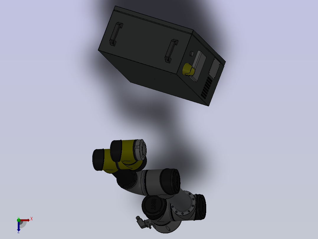 IIMT-CR-5协作机器人俯视图