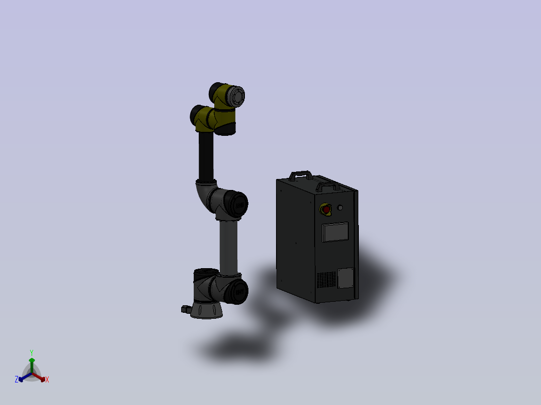 IIMT-CR-5协作机器人正等轴测图