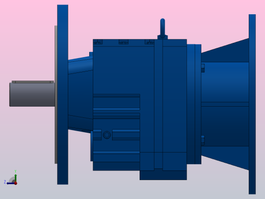 RF77ZP斜齿轮减速机RF77-10.88-M1-P132-Φ300右视缩略图