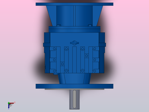 RF77ZP斜齿轮减速机RF77-10.88-M1-P132-Φ300俯视缩略图