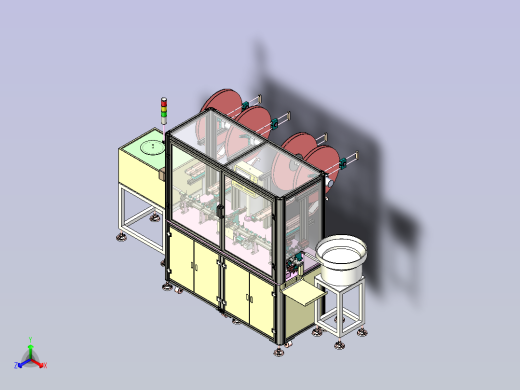 一款连接器插端子机设备3D模型