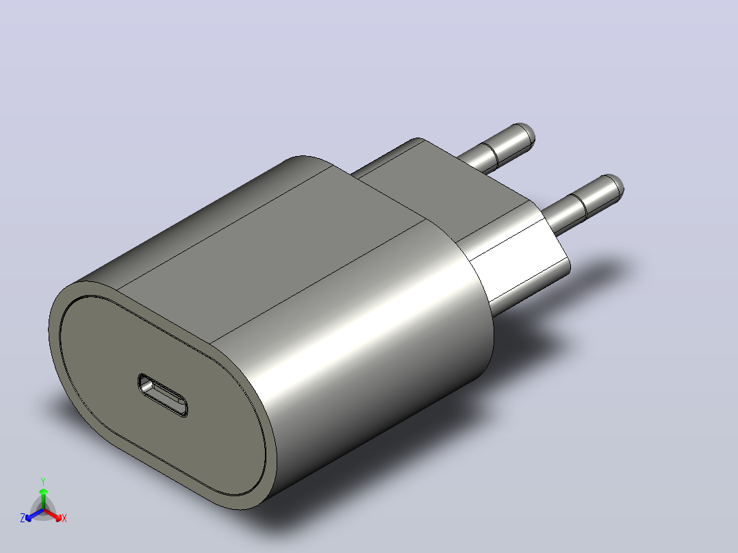 苹果品牌20w 20瓦usb-c type-c usb c type快速充电器速度主视图