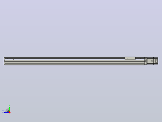 SYS12-BC-950-200W滚珠花健、支撑座、滚珠丝杠、交叉导轨、直线模组.STEP右视缩略图