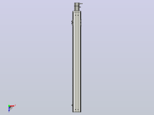 SYS12-BC-950-200W滚珠花健、支撑座、滚珠丝杠、交叉导轨、直线模组.STEP俯视缩略图