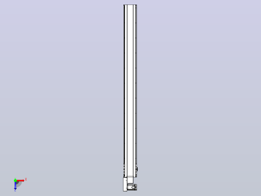 皮带直线轴半封闭可选导轨TPA-HNB-175D-140-L2000-ML-C-P75-N3俯视缩略图