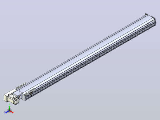 皮带直线轴半封闭可选导轨TPA-HNB-175D-140-L2000-ML-C-P75-N3正等轴测缩略图