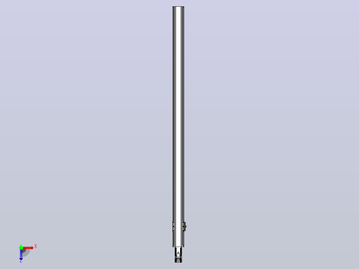 日规模组半封闭丝杆TPA-HNR-65S-1610C-L1200-M-Y-P20-N3俯视缩略图