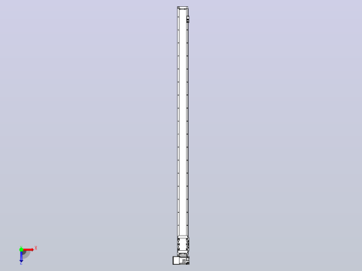 机器人皮带驱动直线轴TPA-GCB-80-P60-L1700-LU-M20-N3俯视缩略图