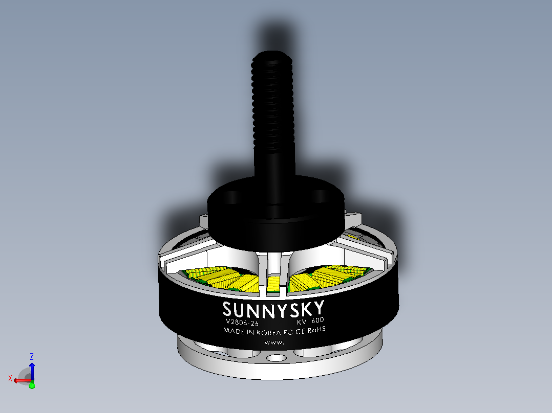 SUNNYSKY 600KV（阳光天空600千伏）主视图