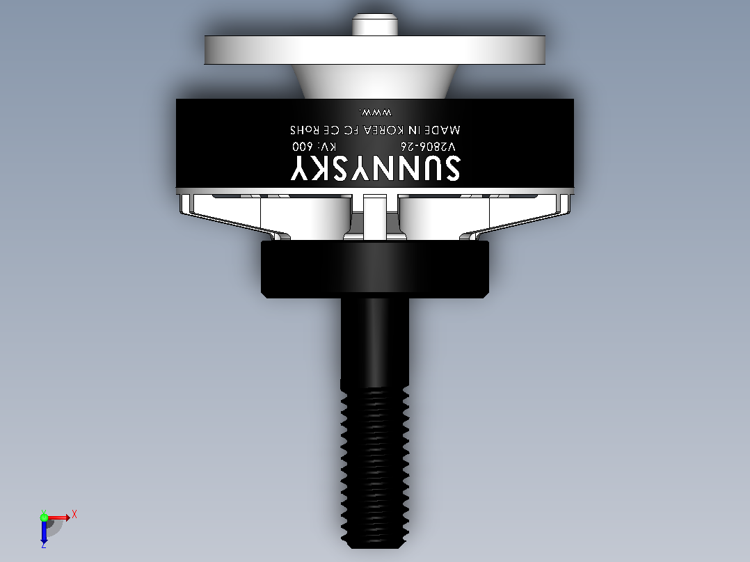 SUNNYSKY 600KV（阳光天空600千伏）俯视图