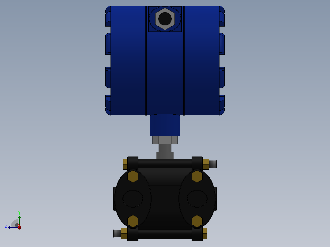 TEYC-1151DP型差压变送器[ TEYC-1151DP-3]右视图