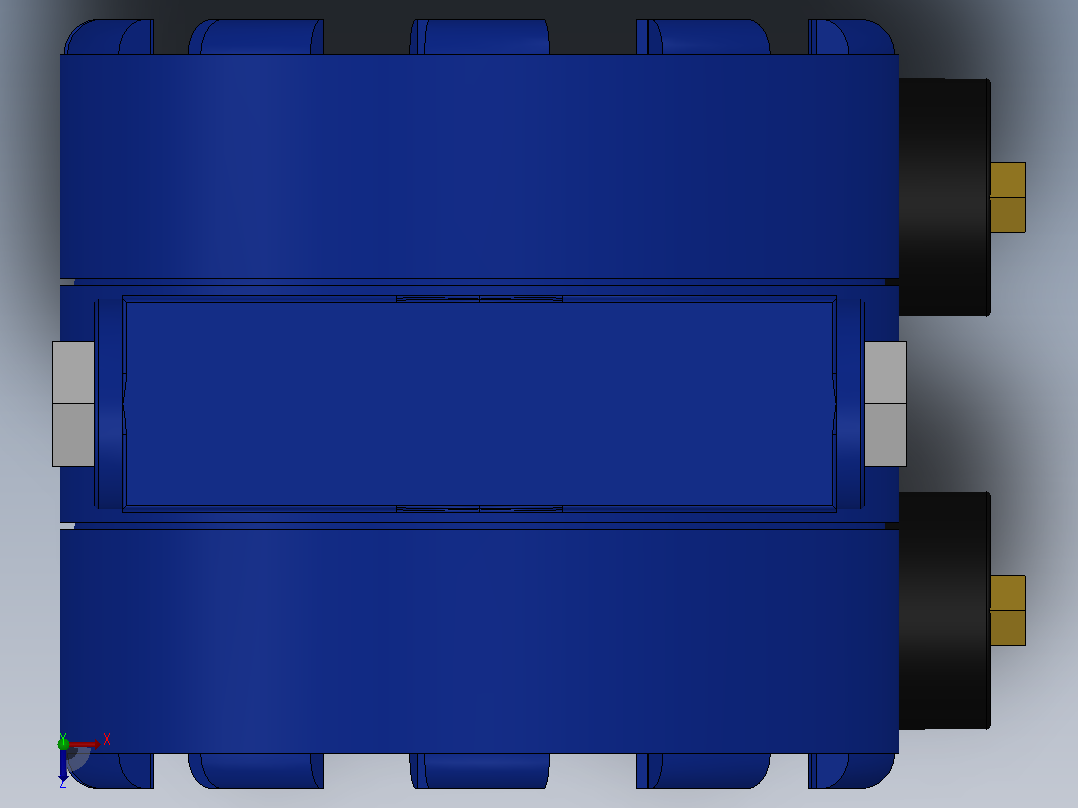 TEYC-1151DP型差压变送器[ TEYC-1151DP-3]俯视图