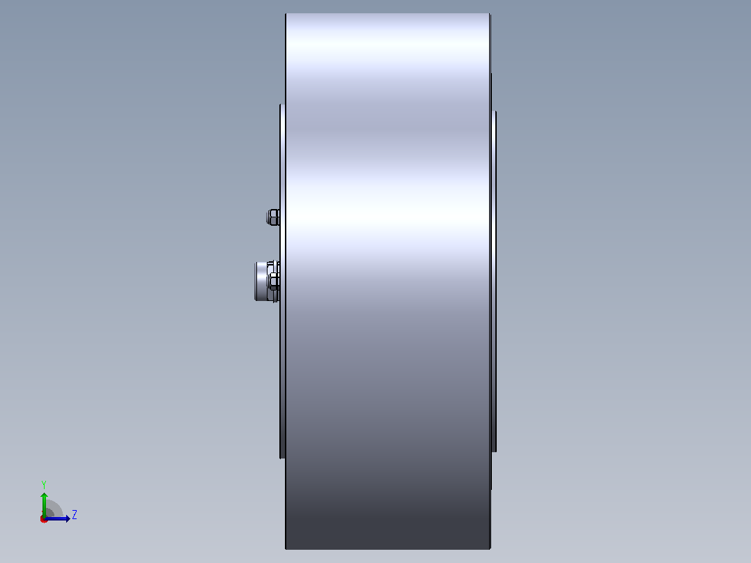 LDI-408165 DD马达力矩电机左视图