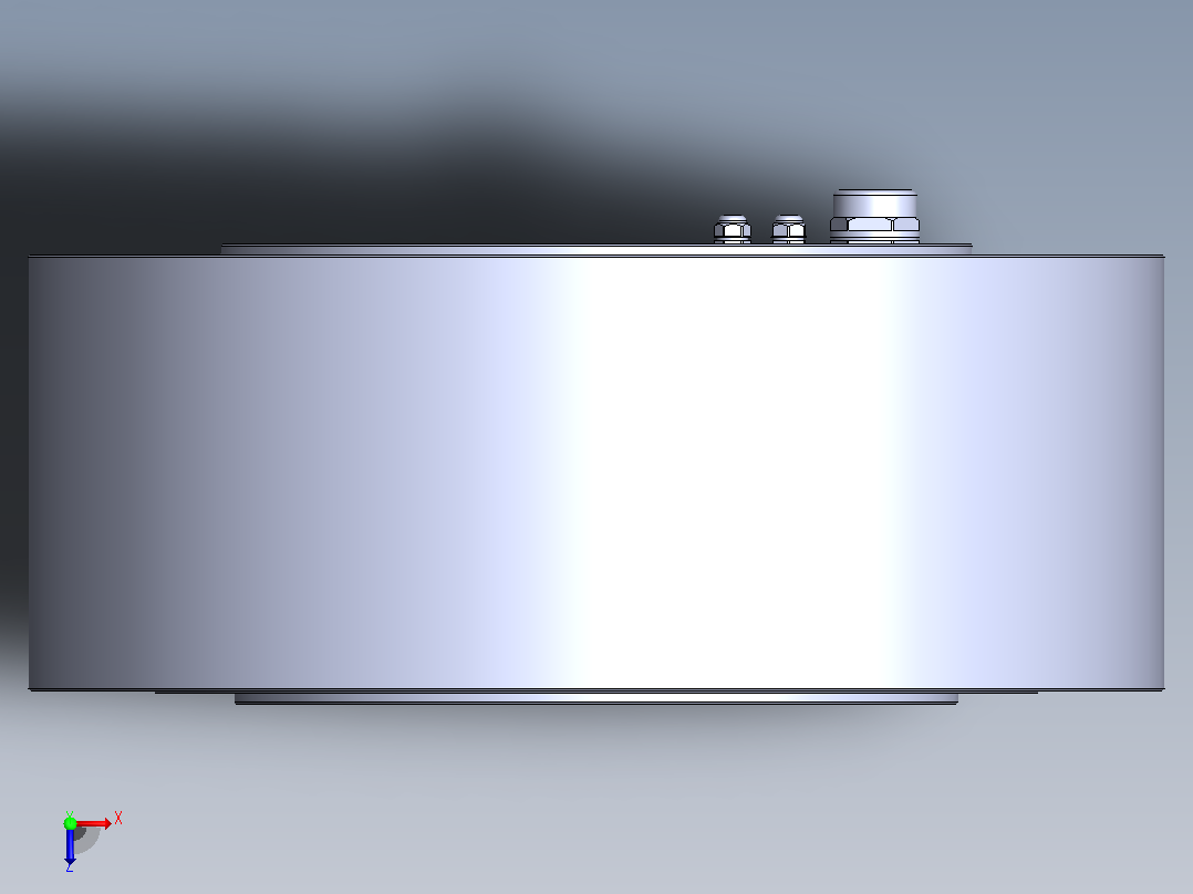 LDI-408165 DD马达力矩电机俯视图