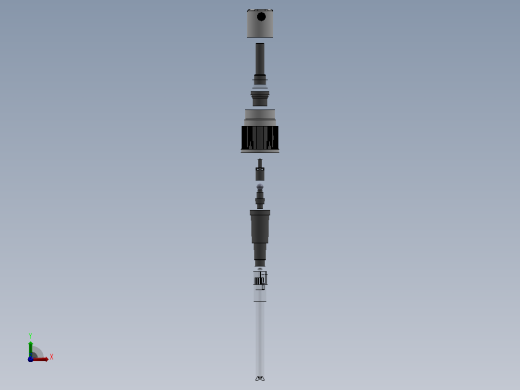 24-410螺纹雾化器喷雾器前视缩略图