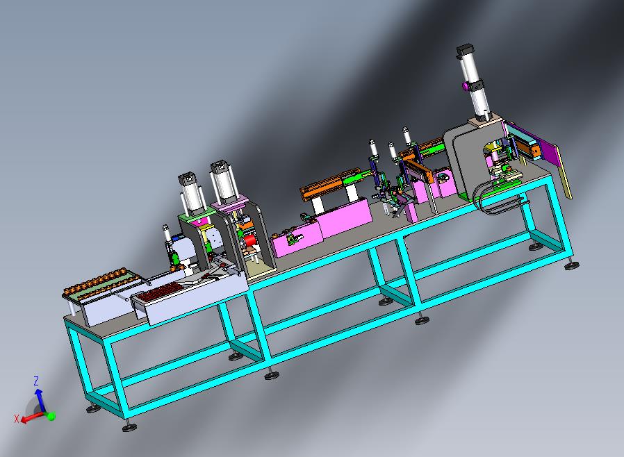 微波炉阳极组装生产线