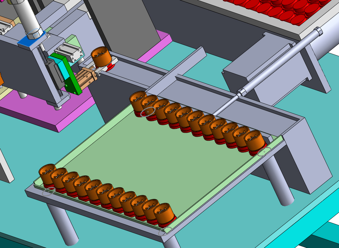 微波炉阳极组装生产线