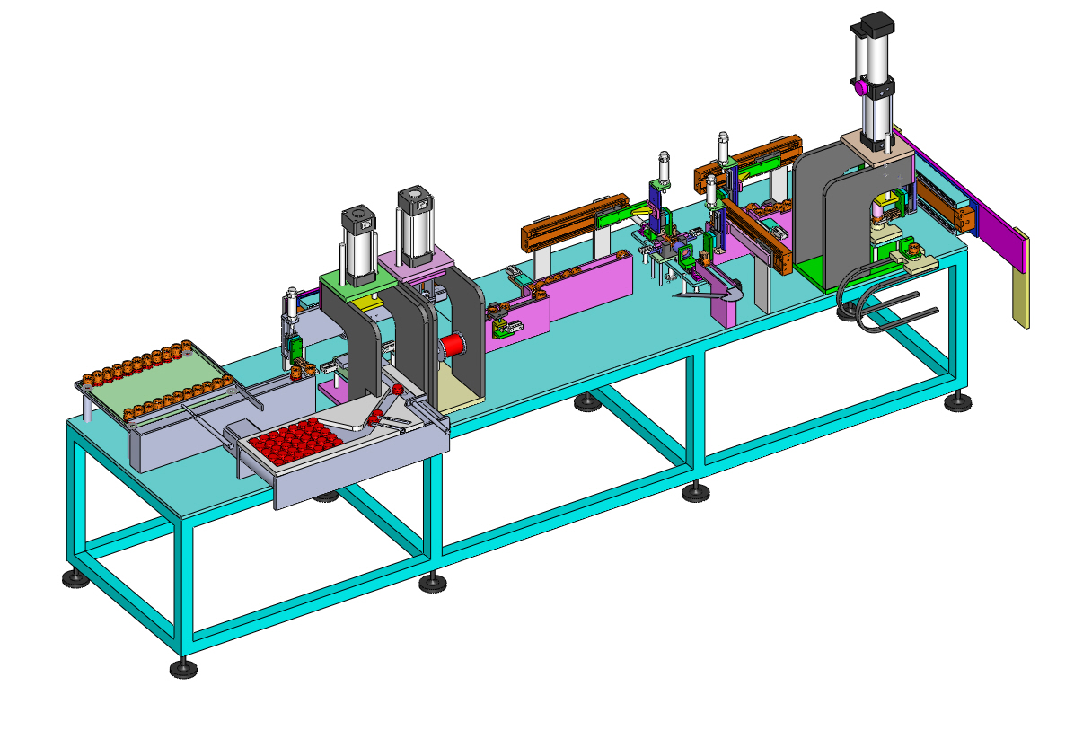 微波炉阳极组装生产线